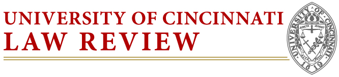 University of Cincinnati Law Review